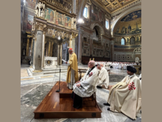 Omelia del Gran Maestro presso la Basilica di San Giovanni in Laterano Omelia del Gran Maestro presso la Basilica di San Giovanni in Laterano
